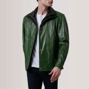 Dolf Black Leather Jacket